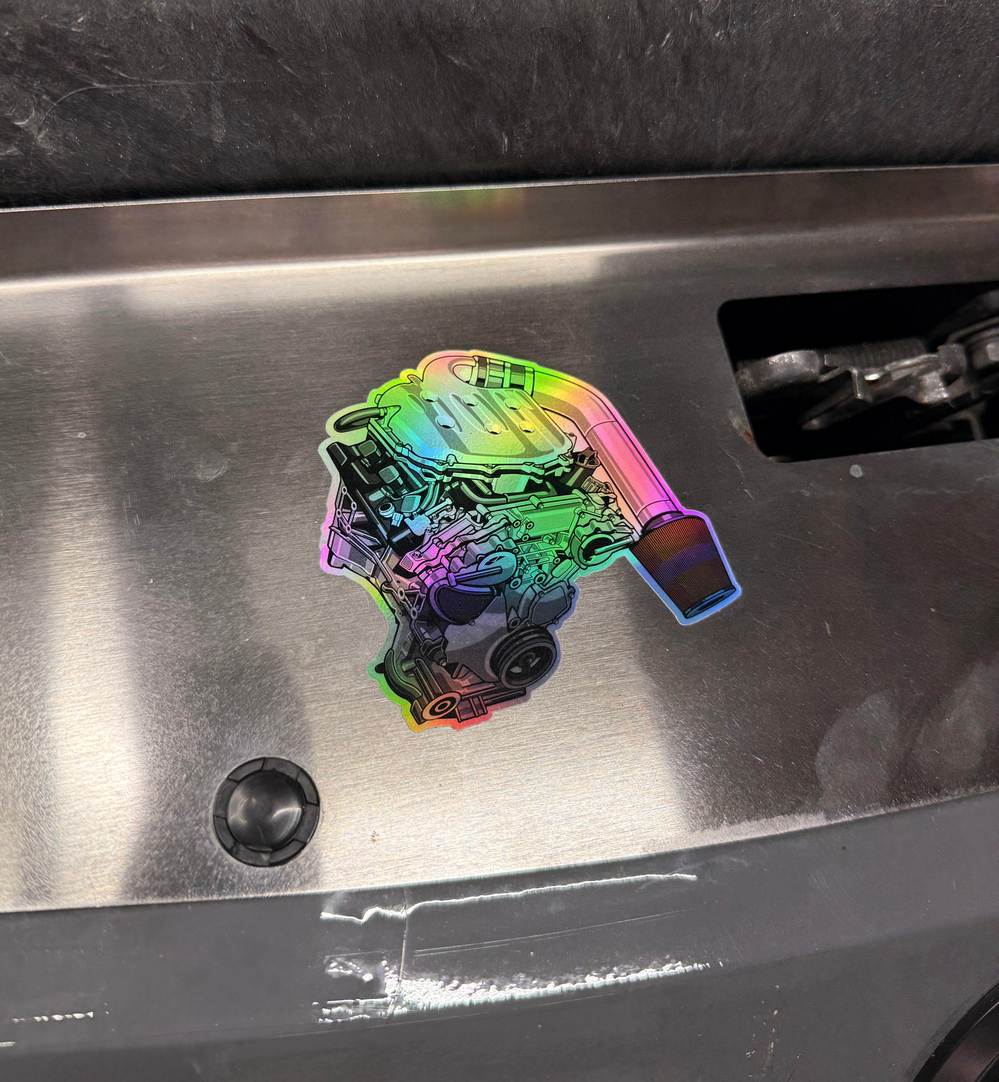 Nissan VQ35DE Slap Sticker - DE 350z G35 FX35 Parody Decal.