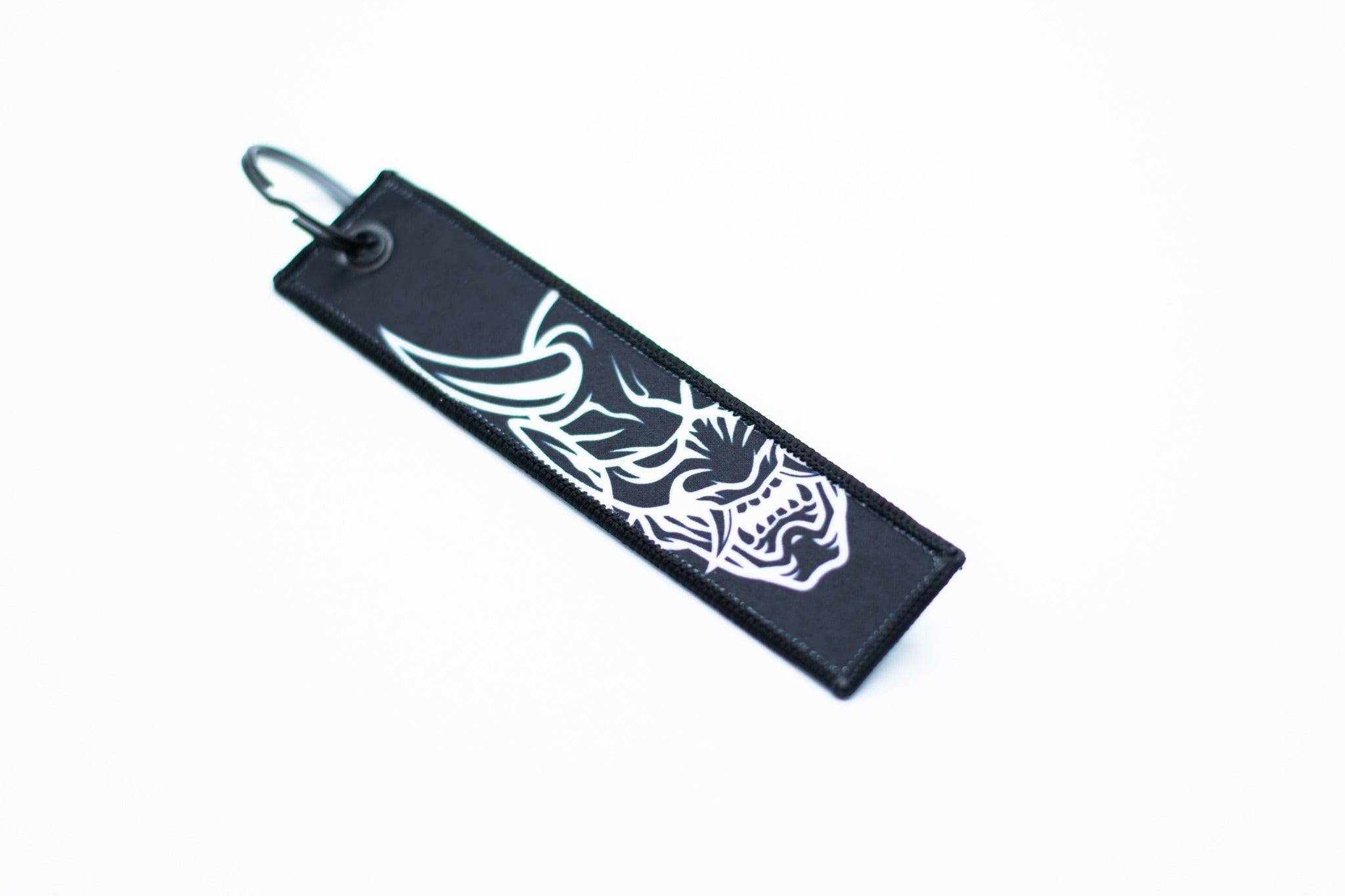 Midnight Club Oni Mask Jet Tag Keychain | BLACK |.