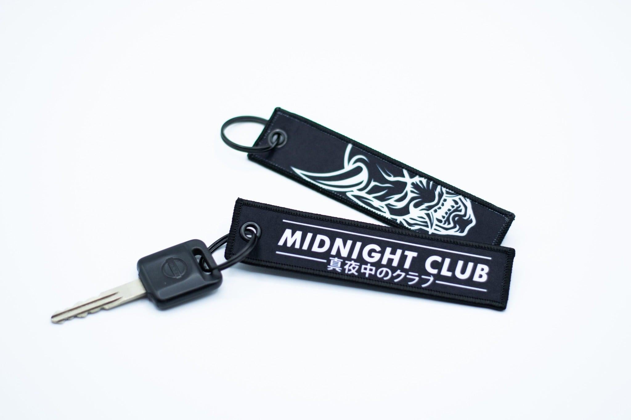Midnight Club Oni Mask Jet Tag Keychain | BLACK |.