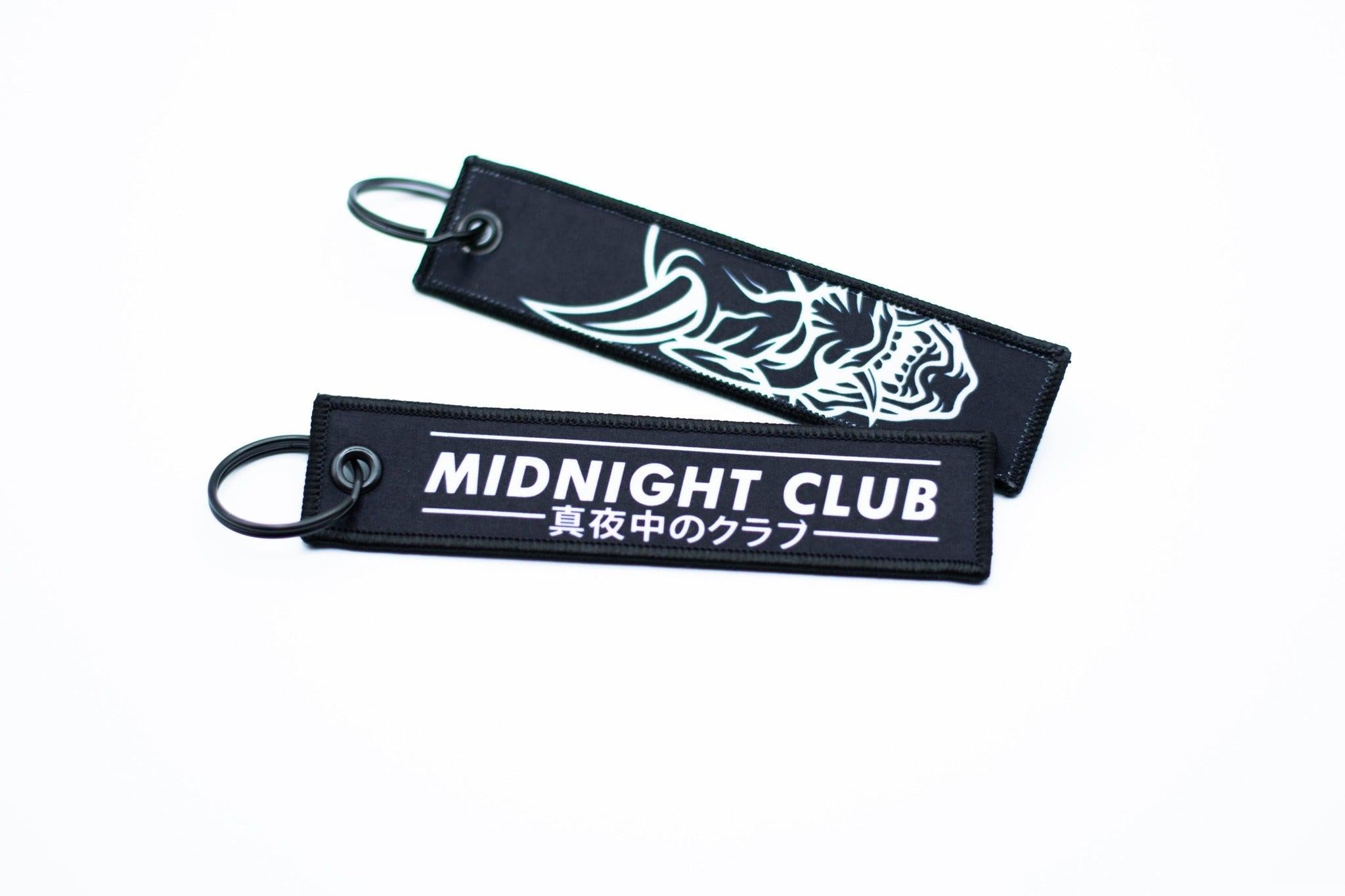 Midnight Club Oni Mask Jet Tag Keychain | BLACK |.