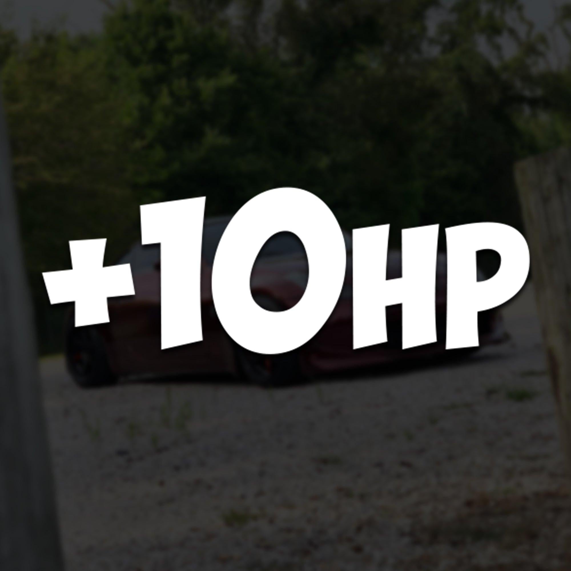 +10HP Vinyl Decal.