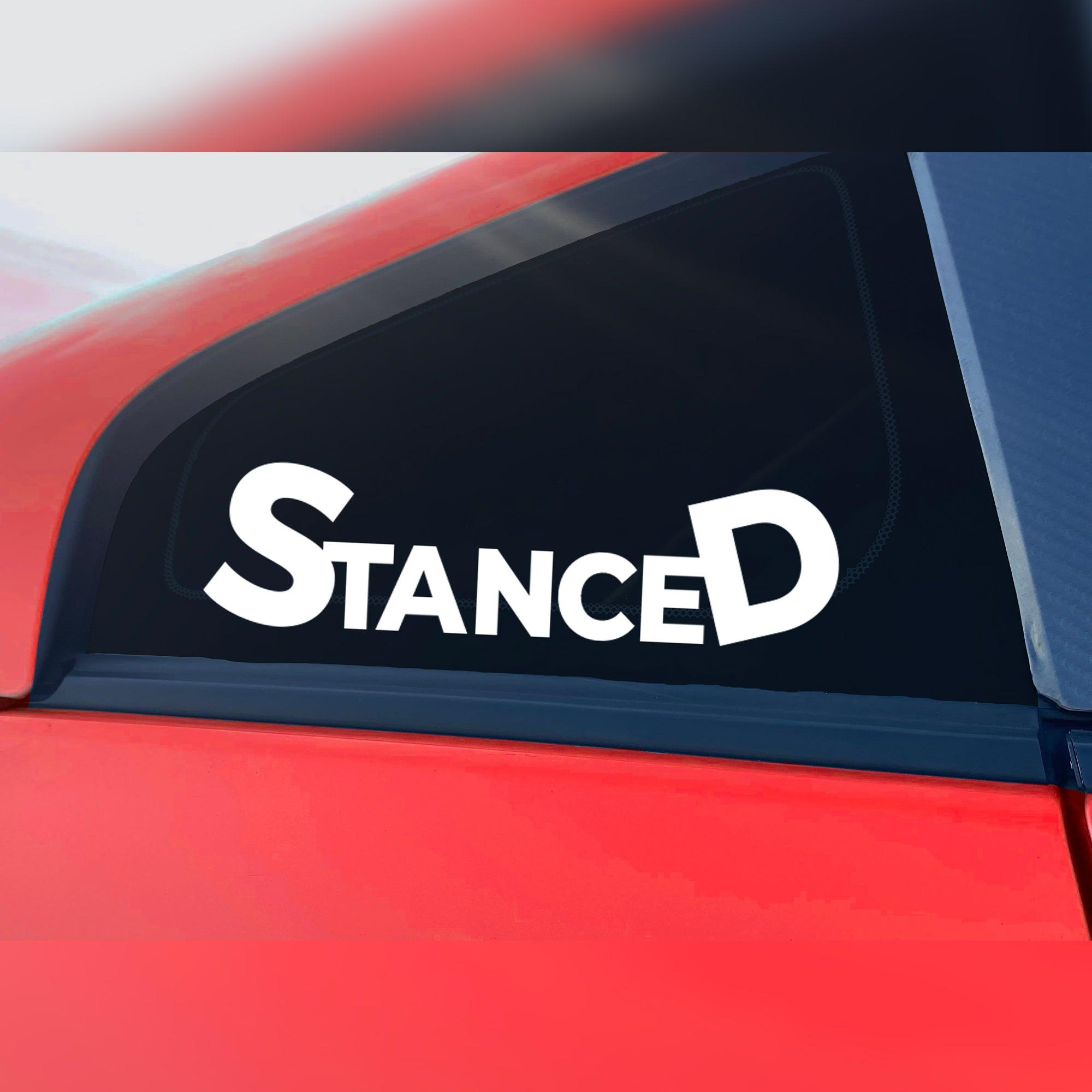 Stanced Vinyl Decal.