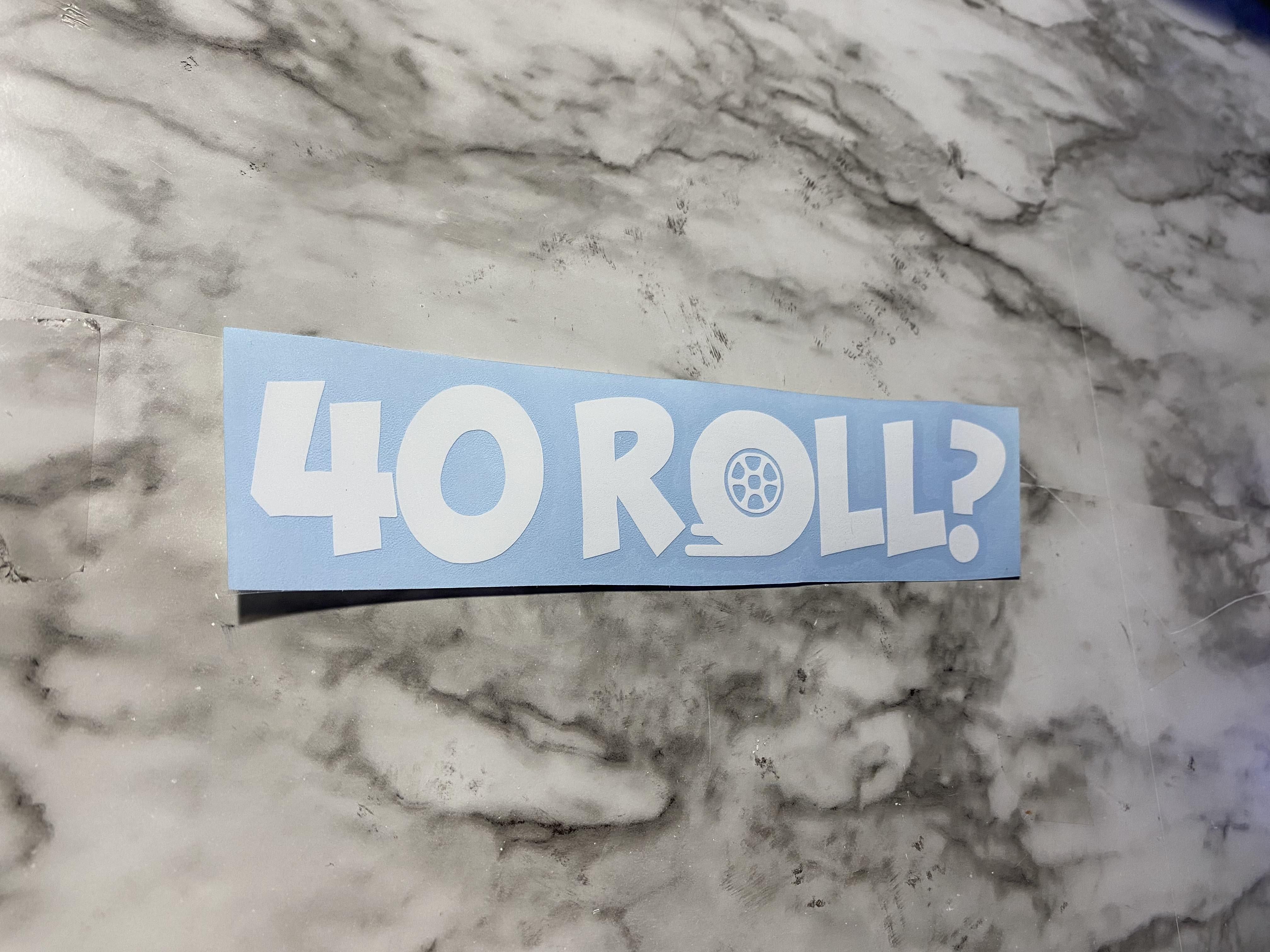 40 Roll Vinyl Decal | Street Racing.