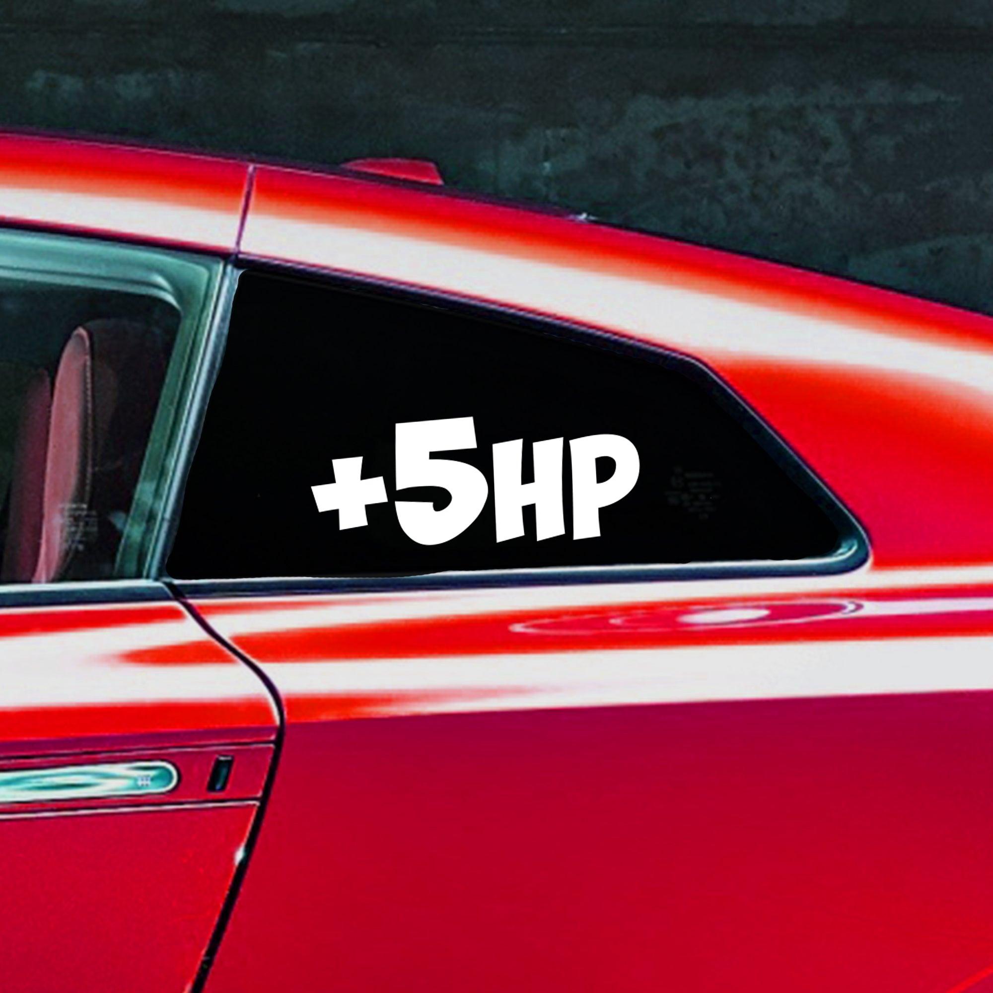 +5HP Vinyl Decal.