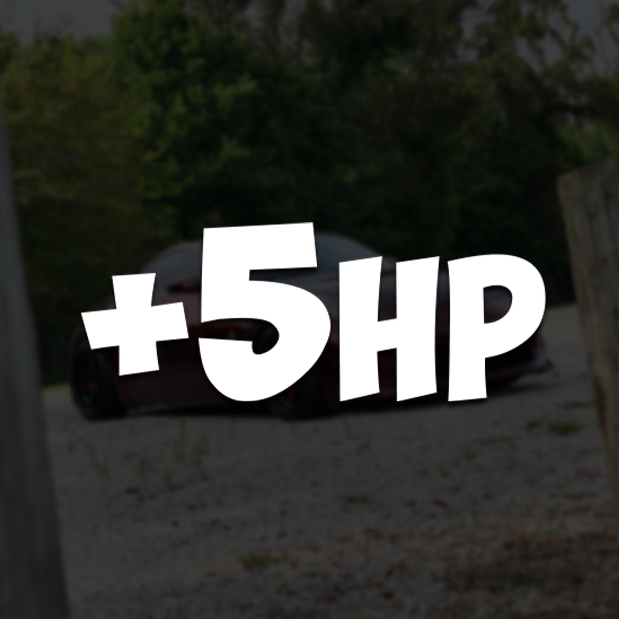 +5HP Vinyl Decal.