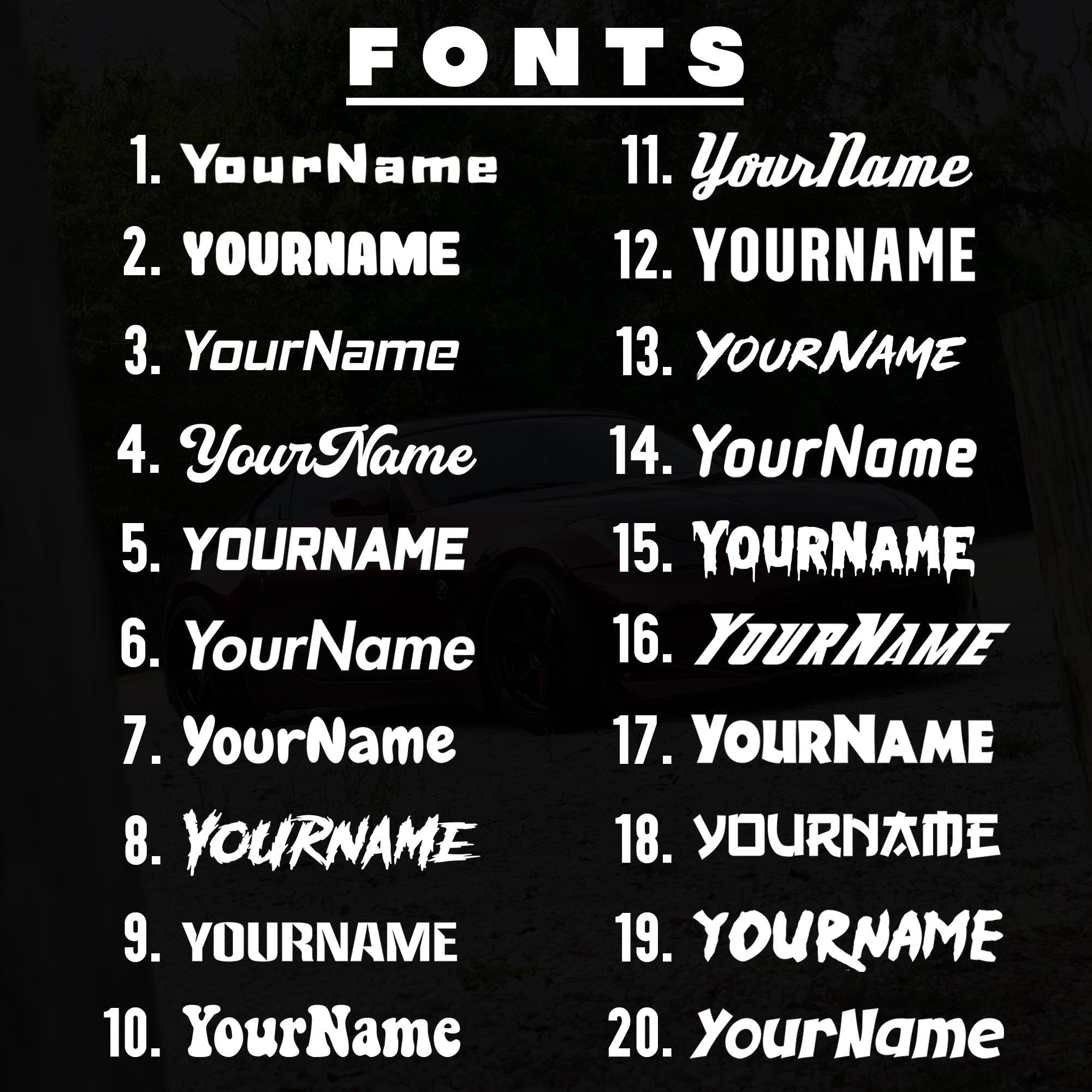 Custom Twitch Name Vinyl Decal | Car Window Personalized Username Sticker.