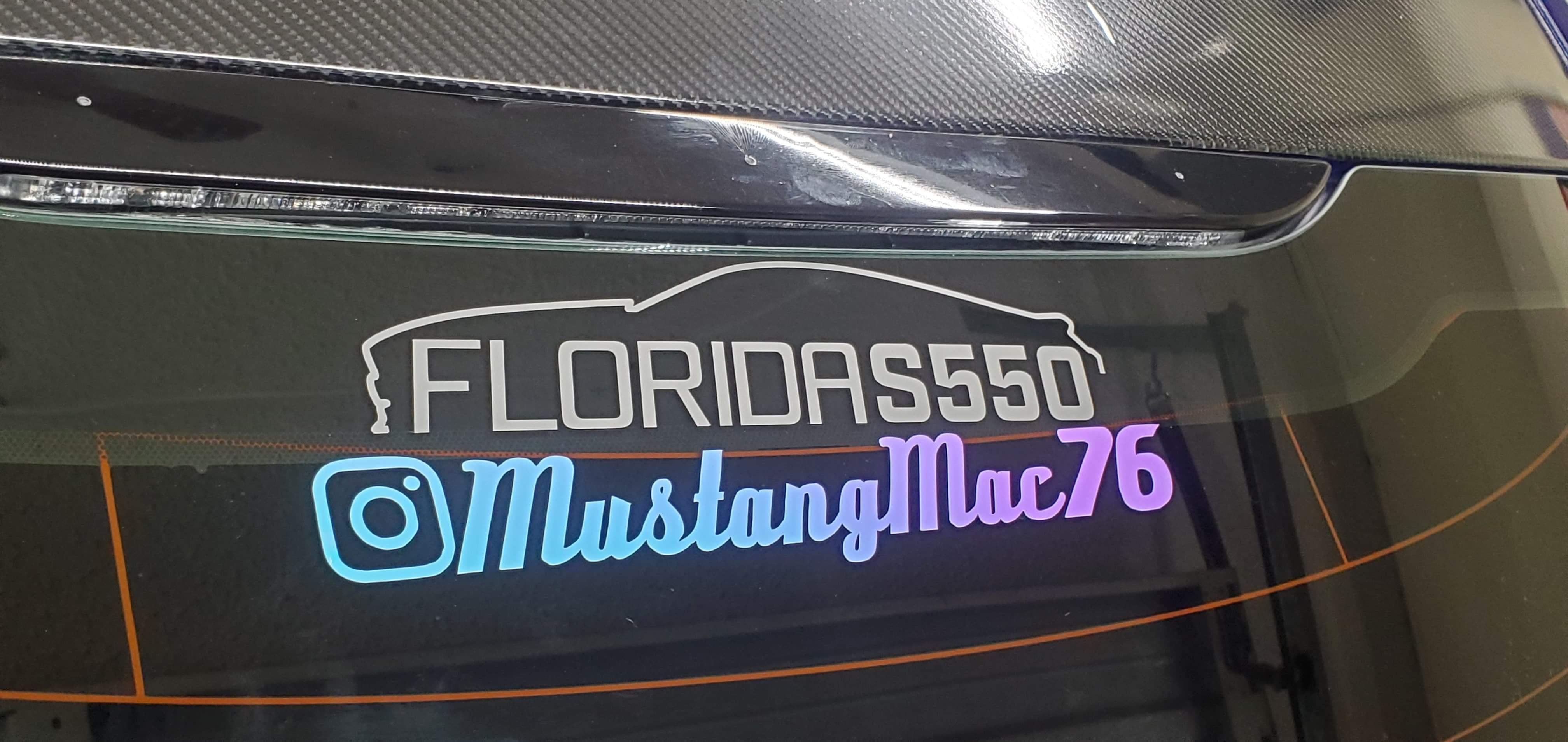 Custom Instagram Name Vinyl Decal | Car Window Personalized IG Username Sticker.