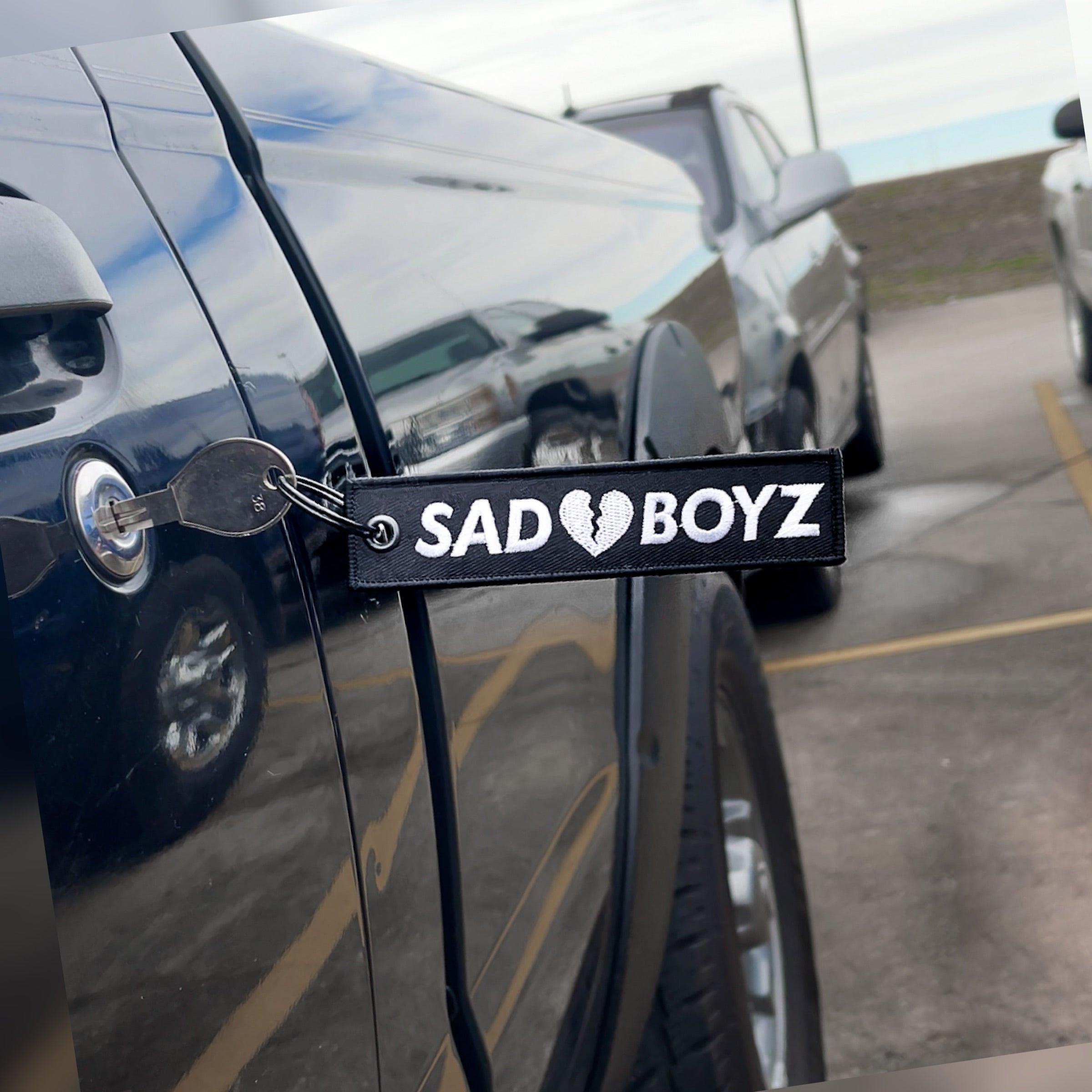 Sad Boyz Jet Tag Keychain | BLACK |.