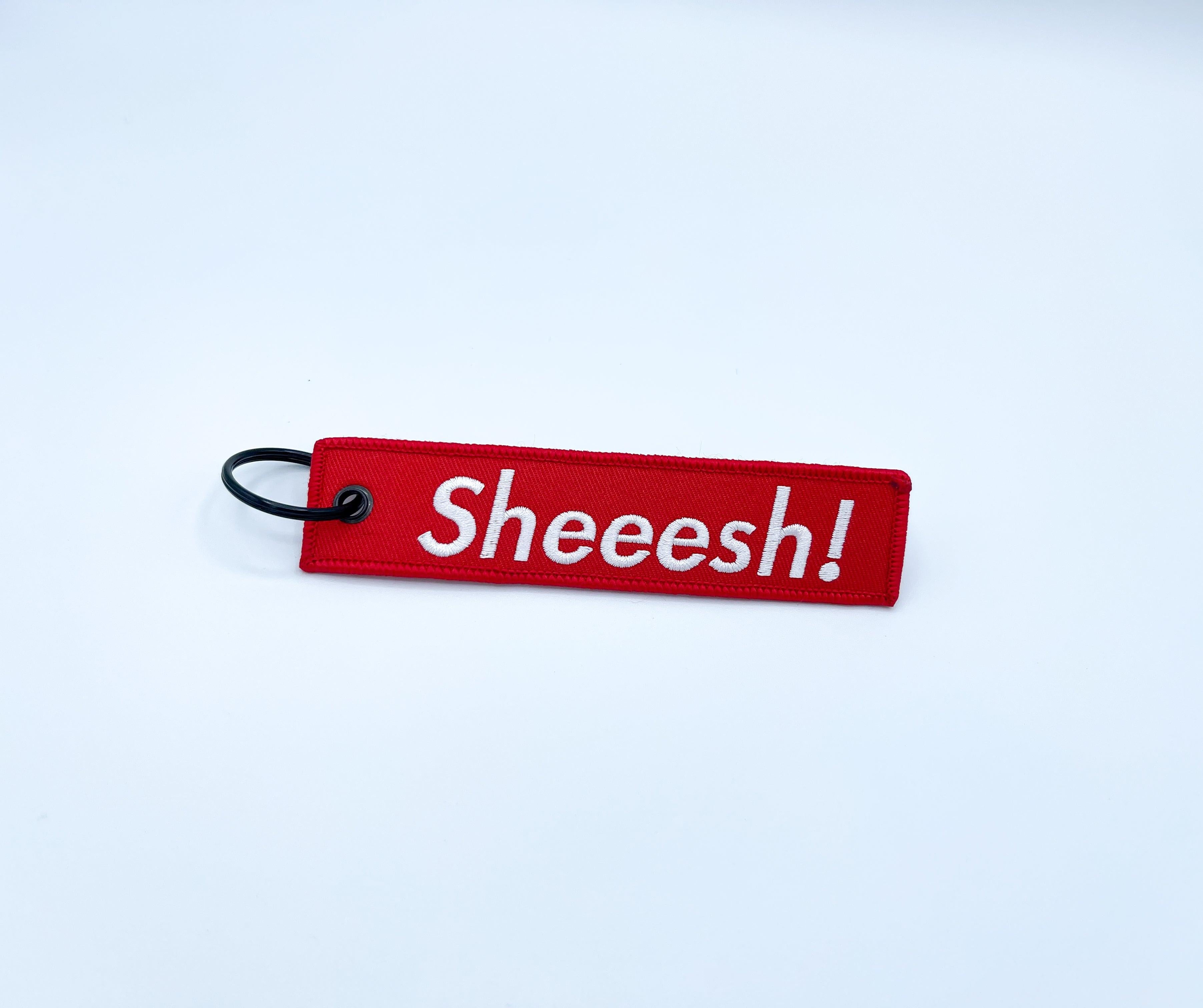 Sheesh Jet Tag Keychain | Red |.