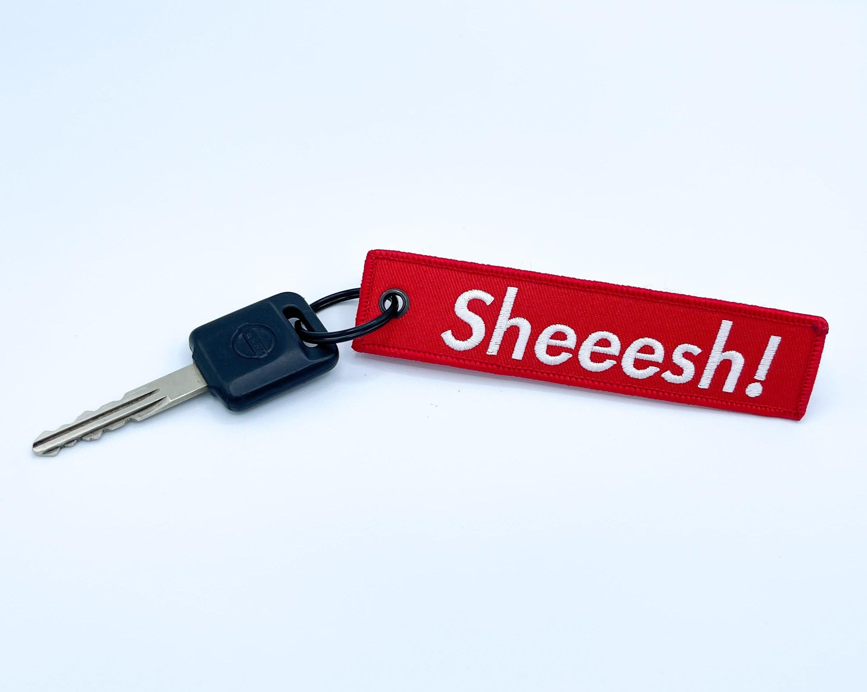 Sheesh Jet Tag Keychain | Red |.