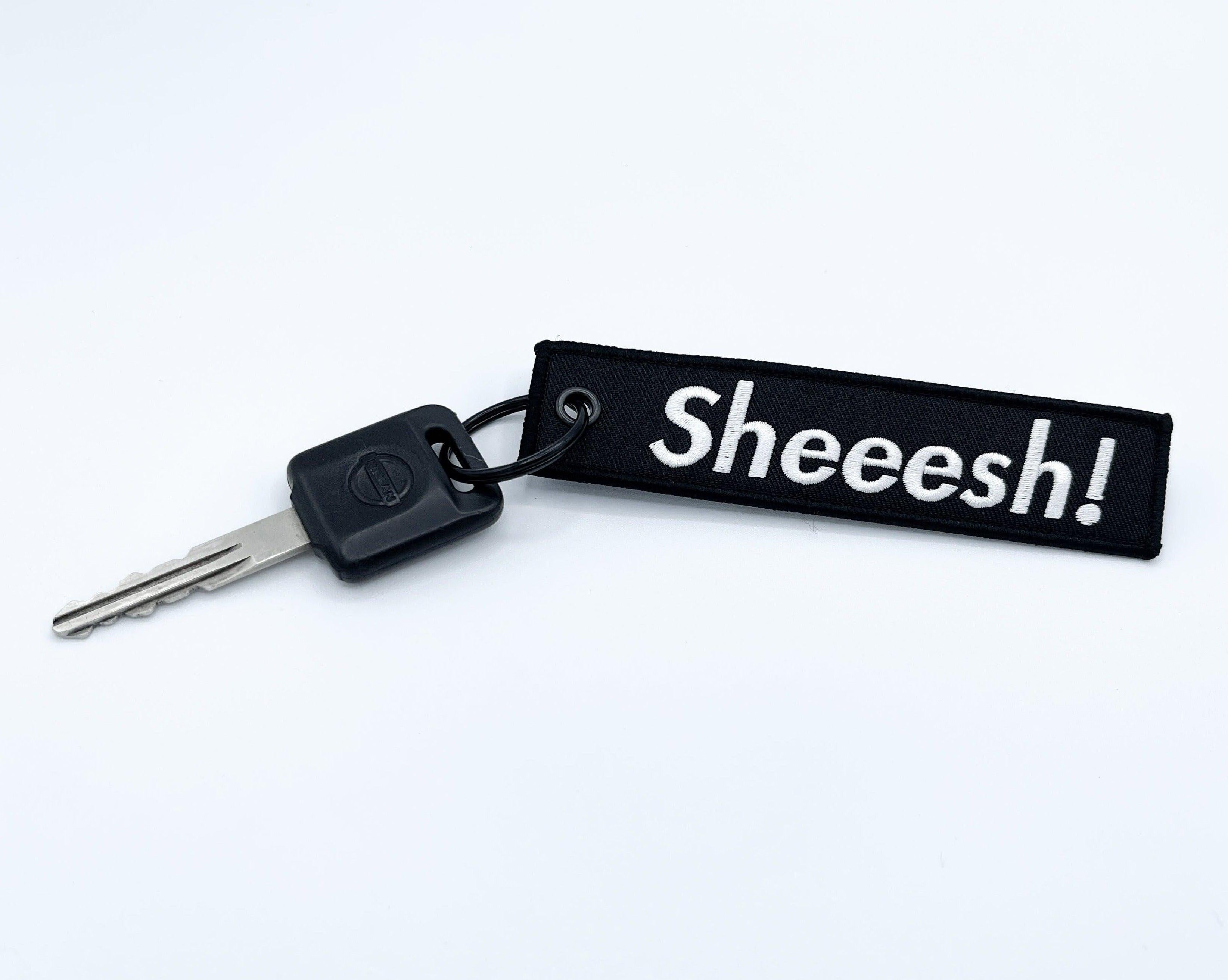 Sheesh Jet Tag Keychain | Black |.