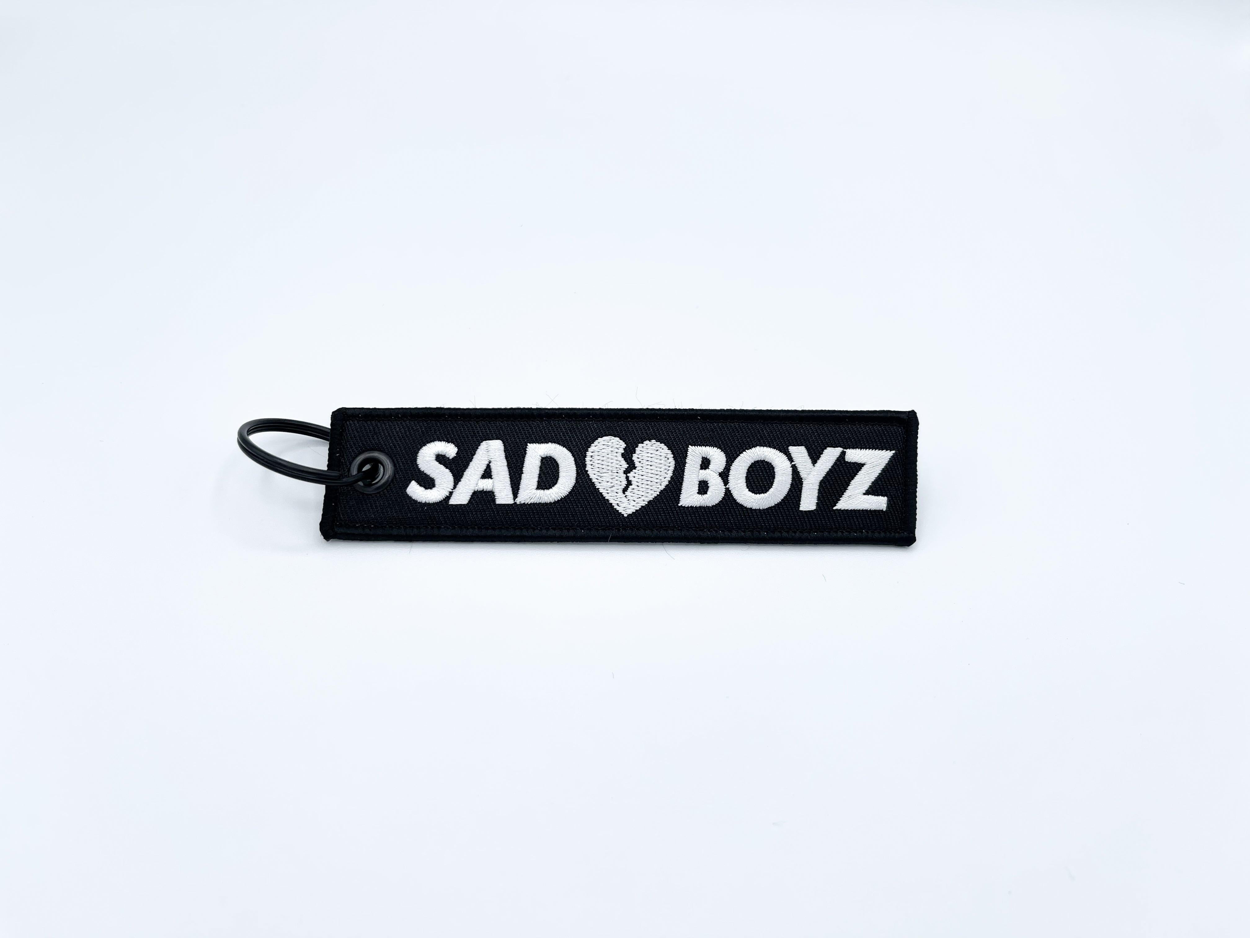 Sad Boyz Jet Tag Keychain | BLACK |.