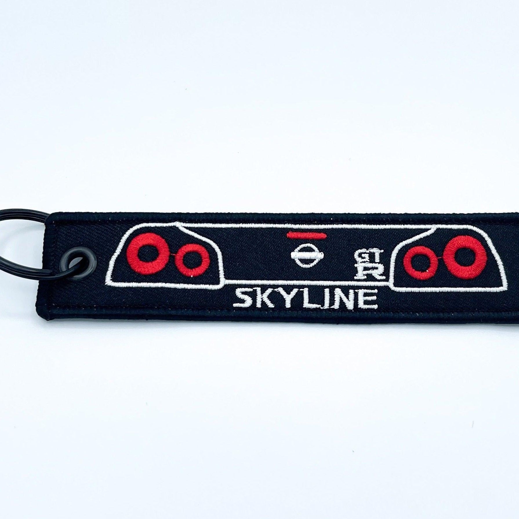 R34 Skyline GTR Jet Tag Keychain | Black |.