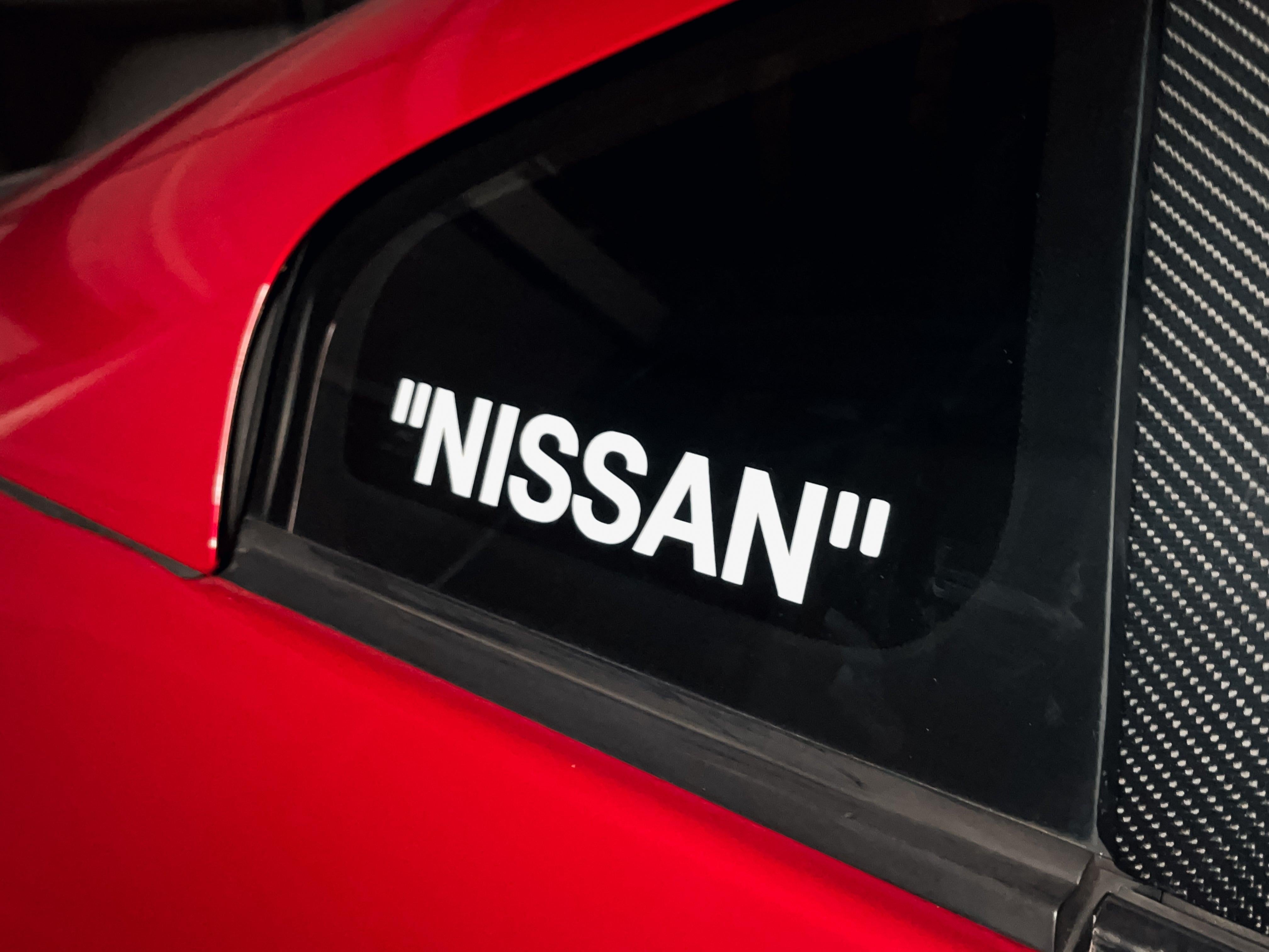 Off White Style Custom Text Vinyl Decal.