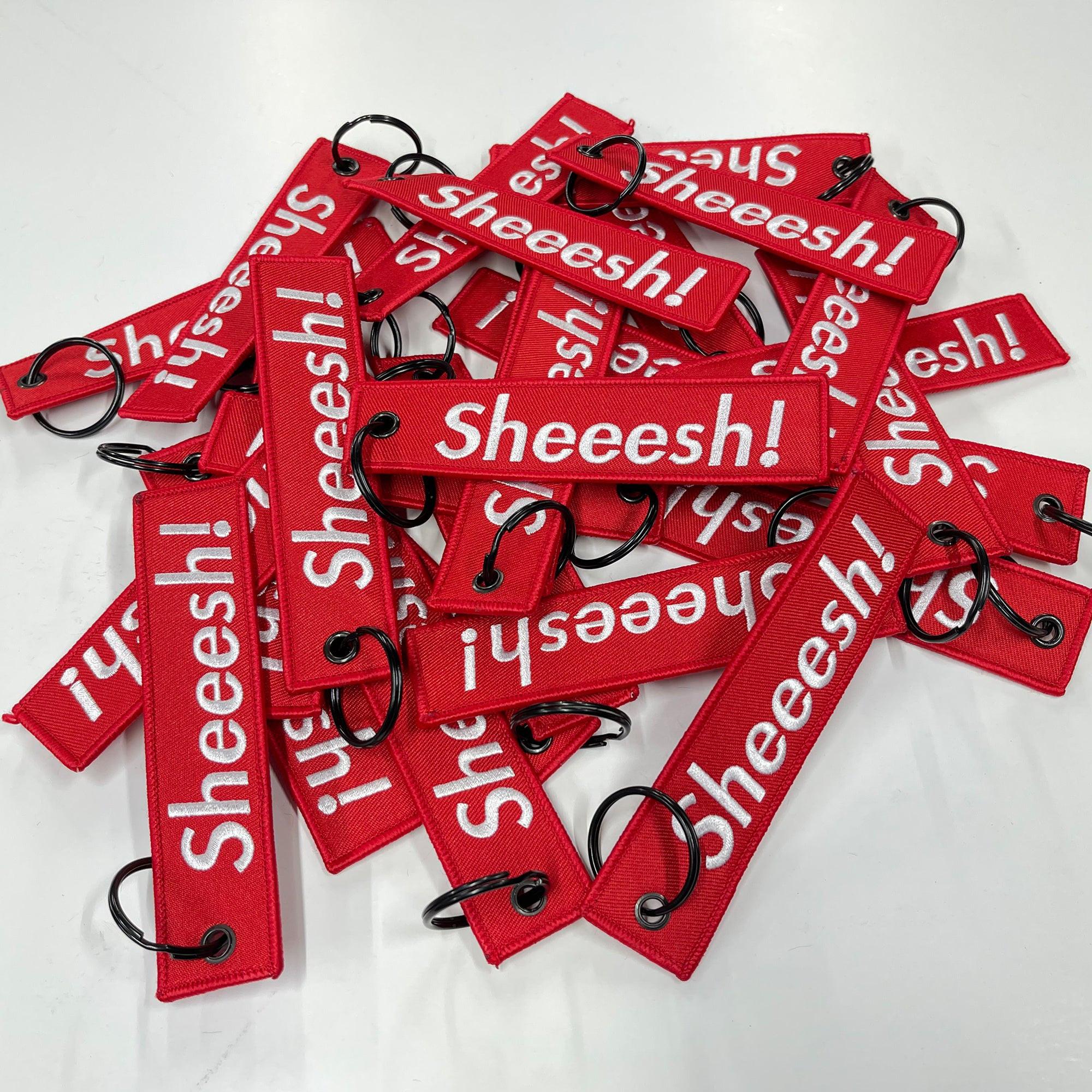 Sheesh Jet Tag Keychain | Red |.
