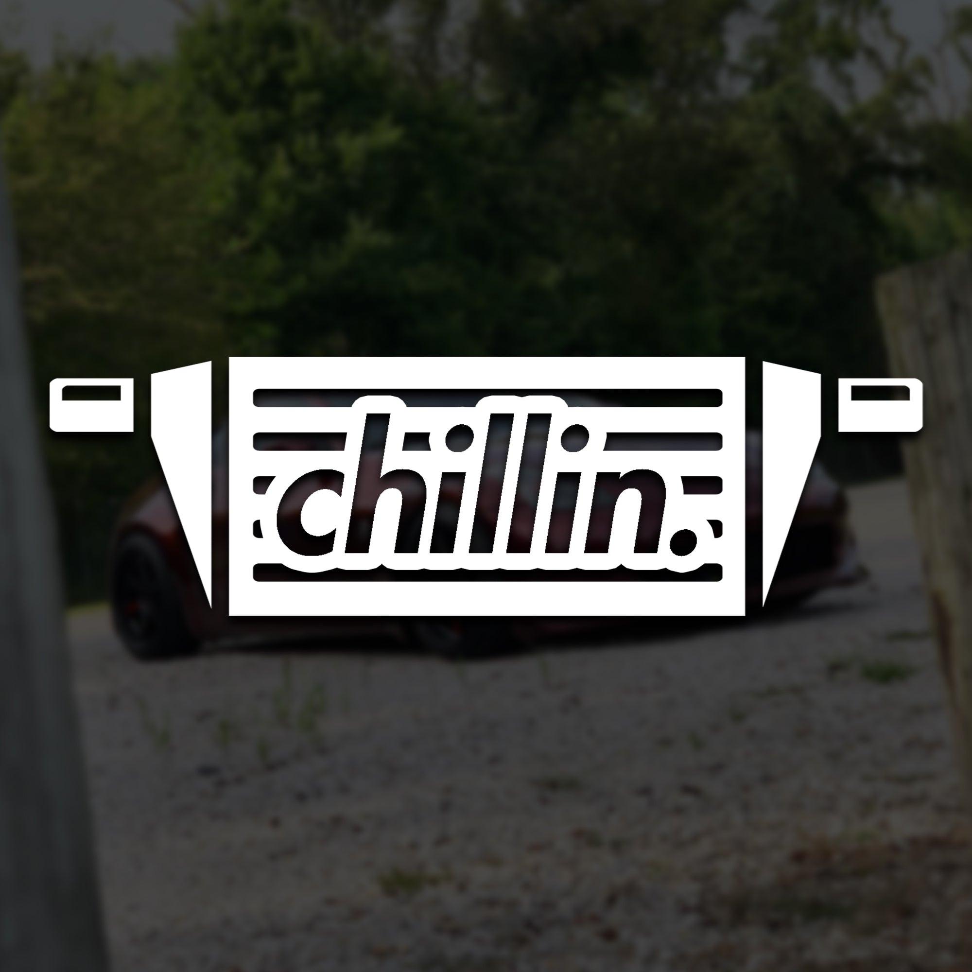 chillin. Intercooler Vinyl Decal.
