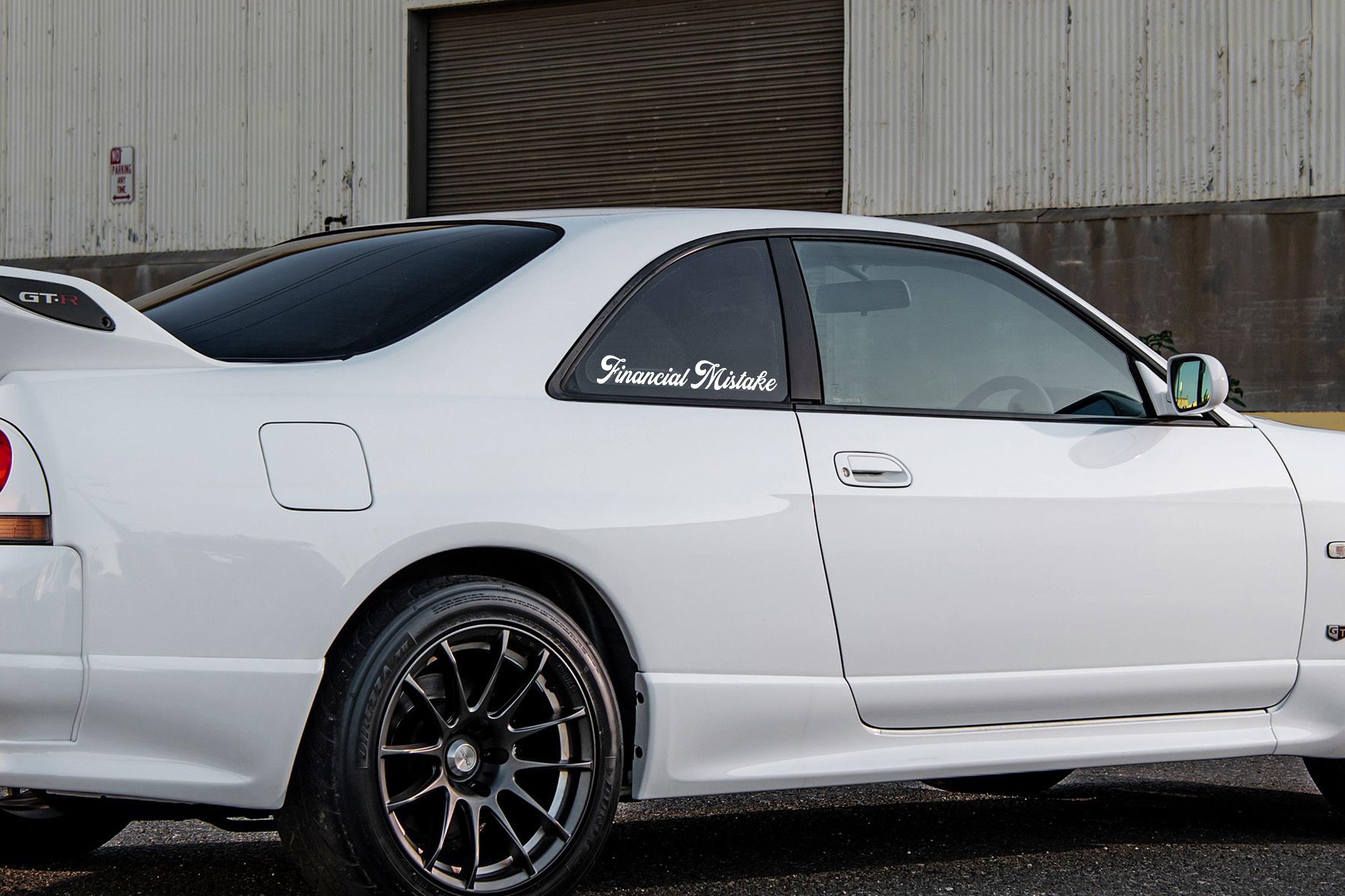 Financial Mistake Vinyl Decal.