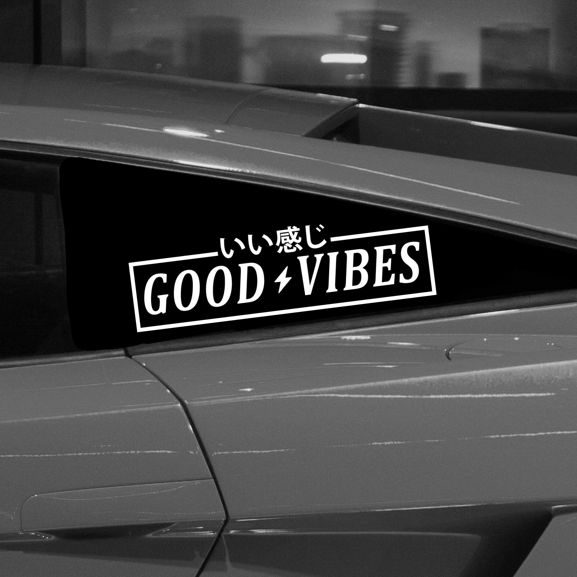 GOOD VIBES Vinyl Decal.