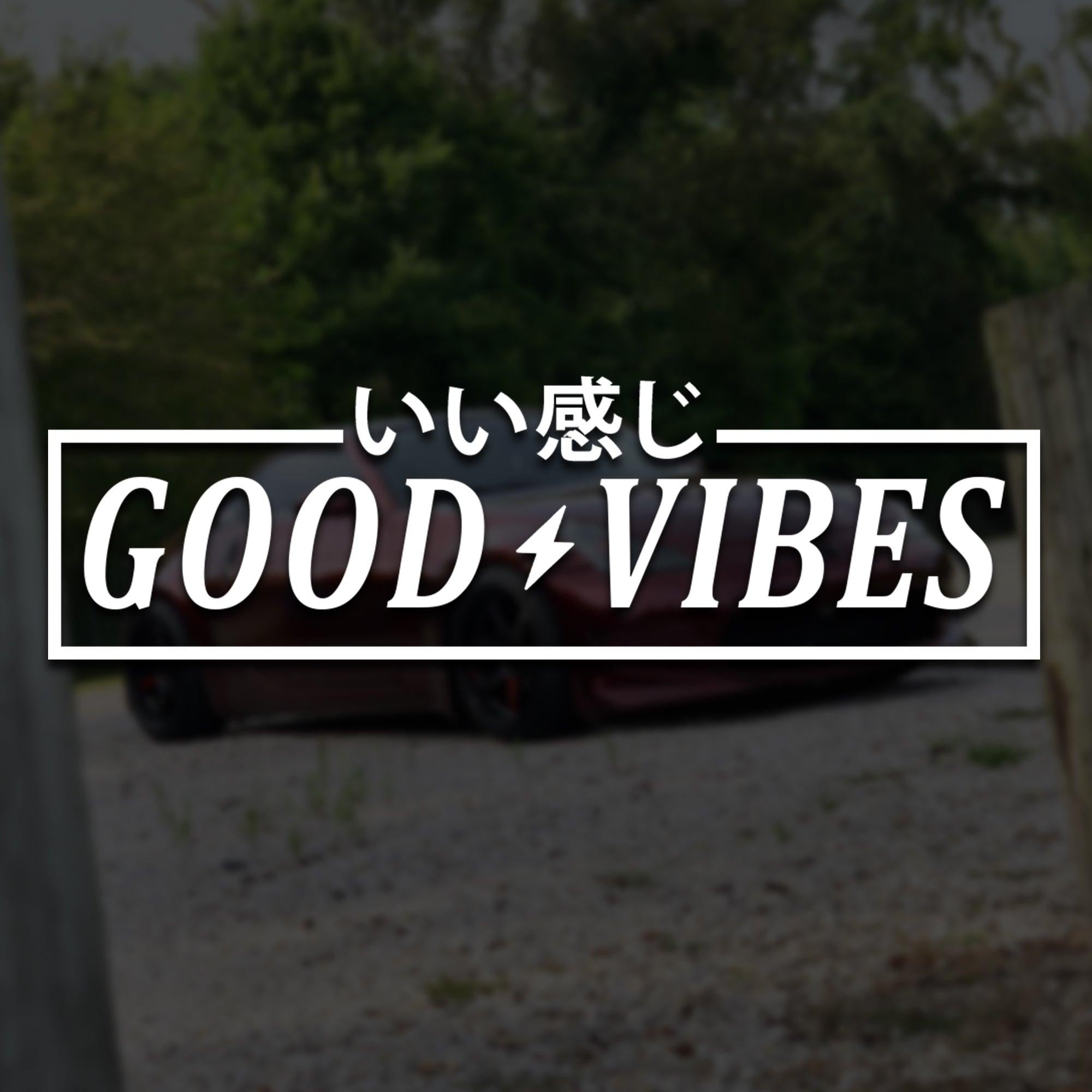 GOOD VIBES Vinyl Decal.