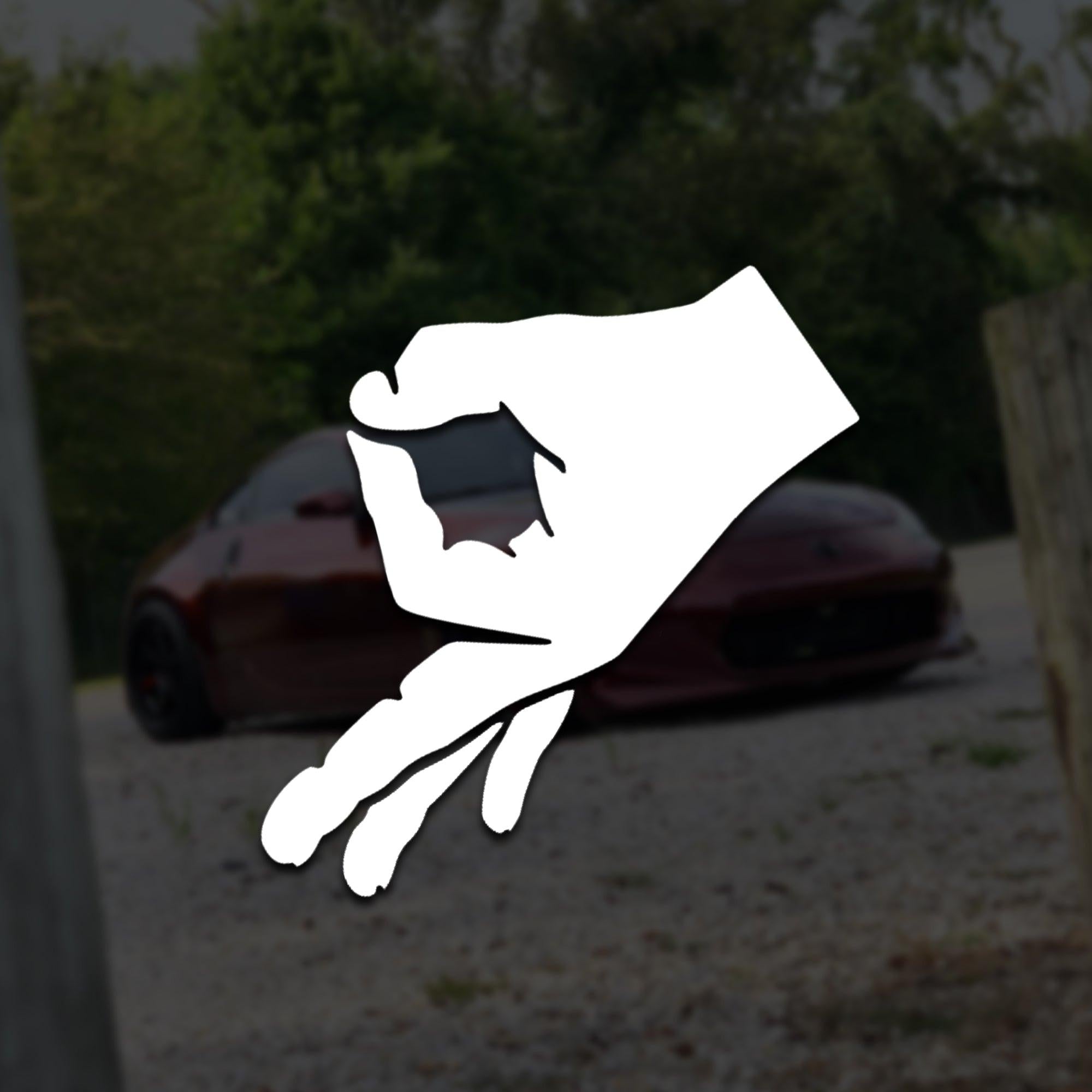 Gotcha Circle OK Meme Vinyl Decal.