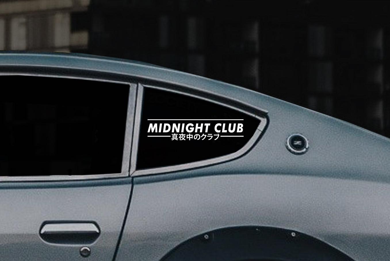 Midnight Club JDM Vinyl Decal.