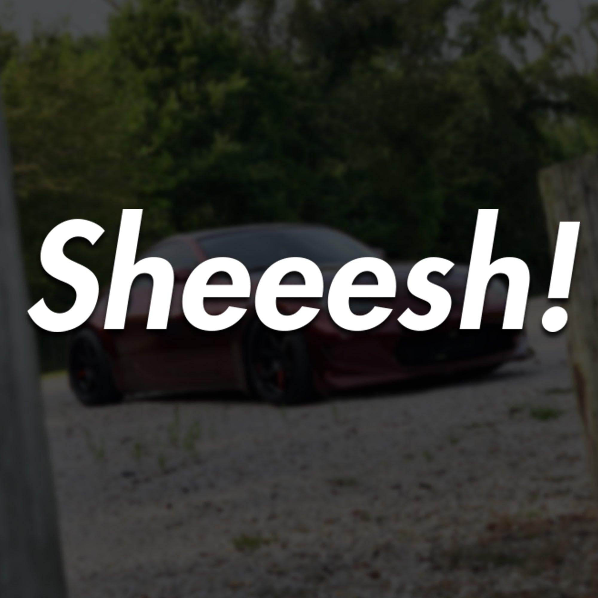 Sheeesh! Vinyl Decal.