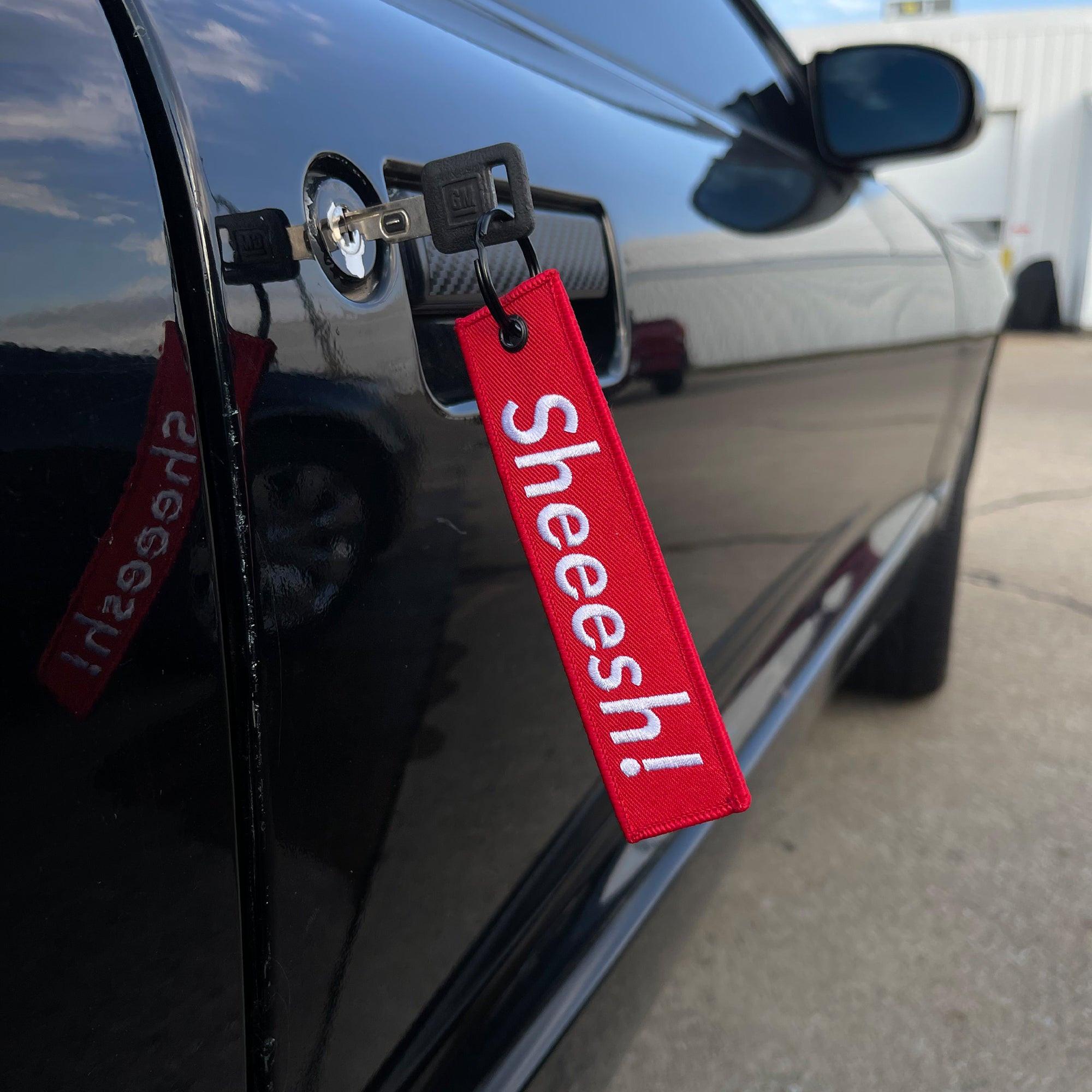 Sheesh Jet Tag Keychain | Red |.