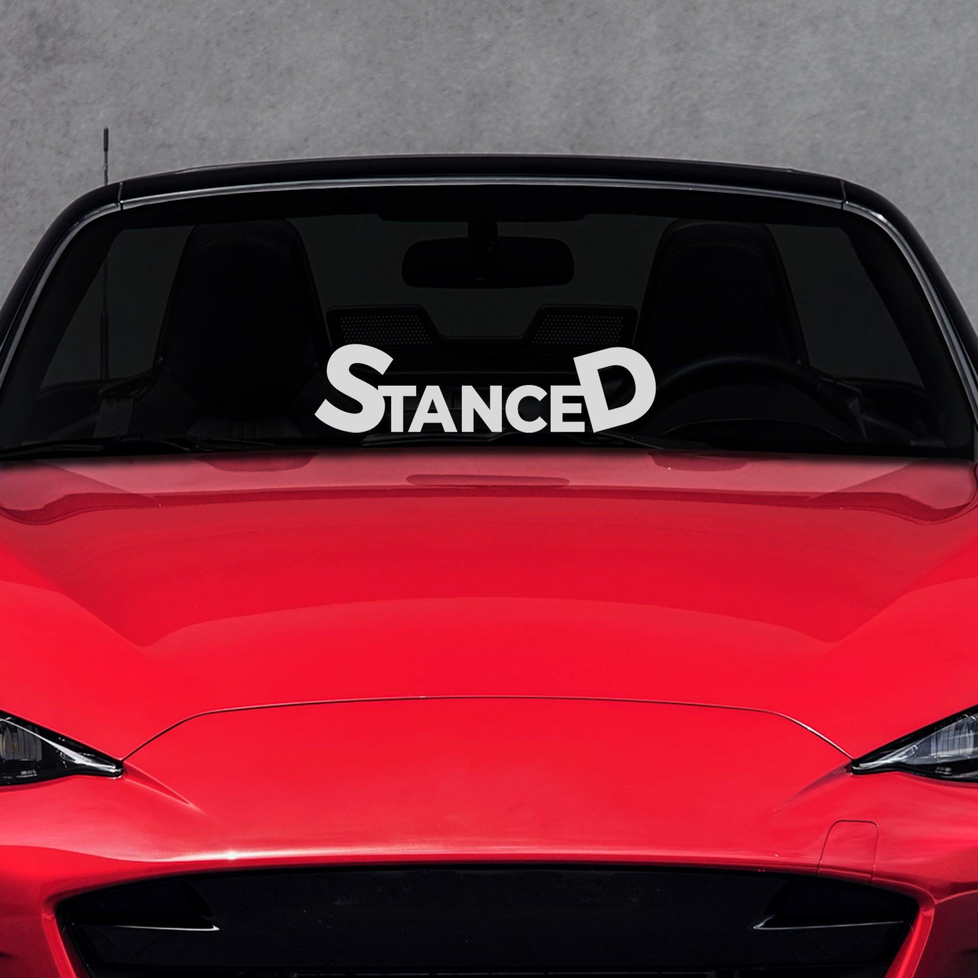 Stanced Vinyl Decal.