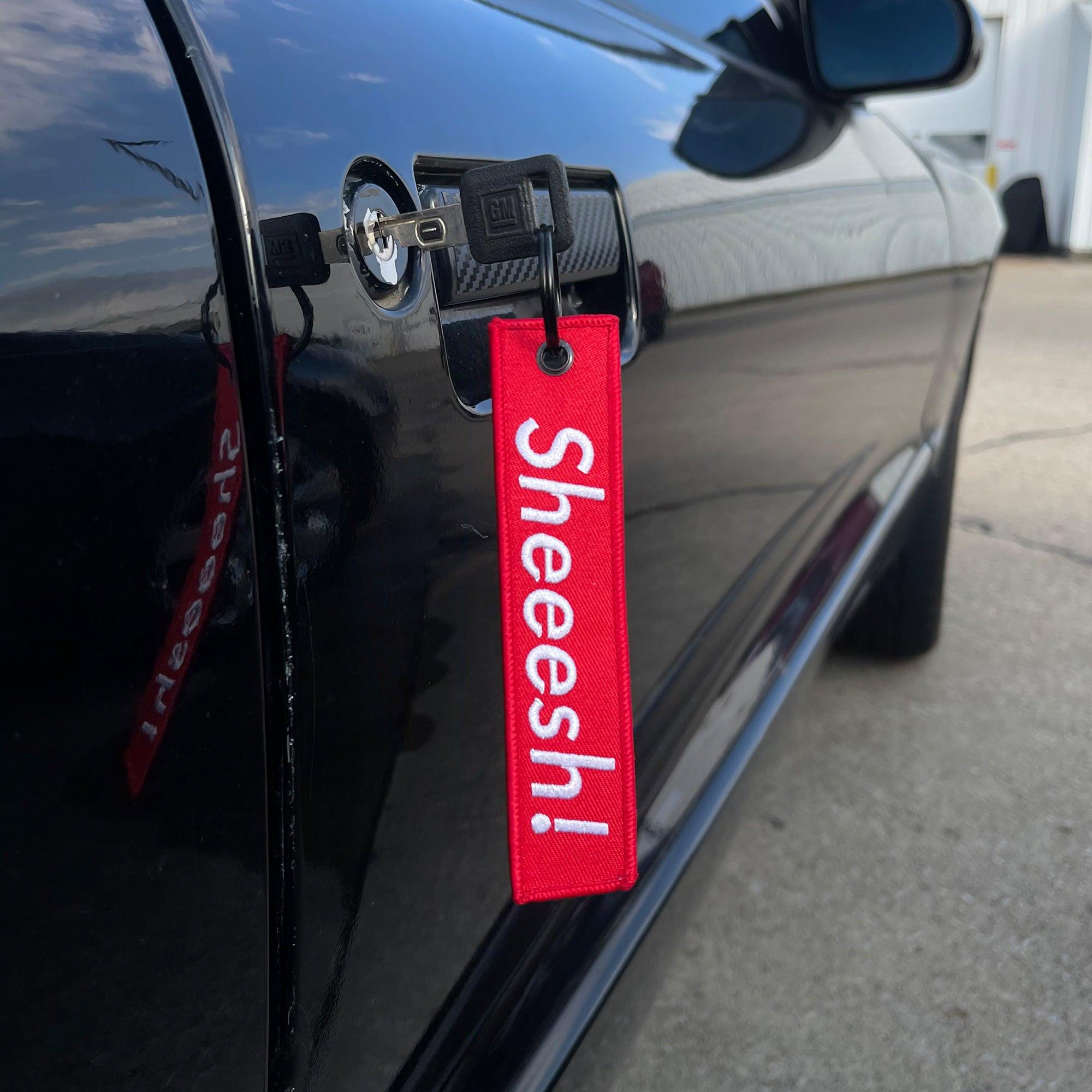 Sheesh Jet Tag Keychain | Red |.