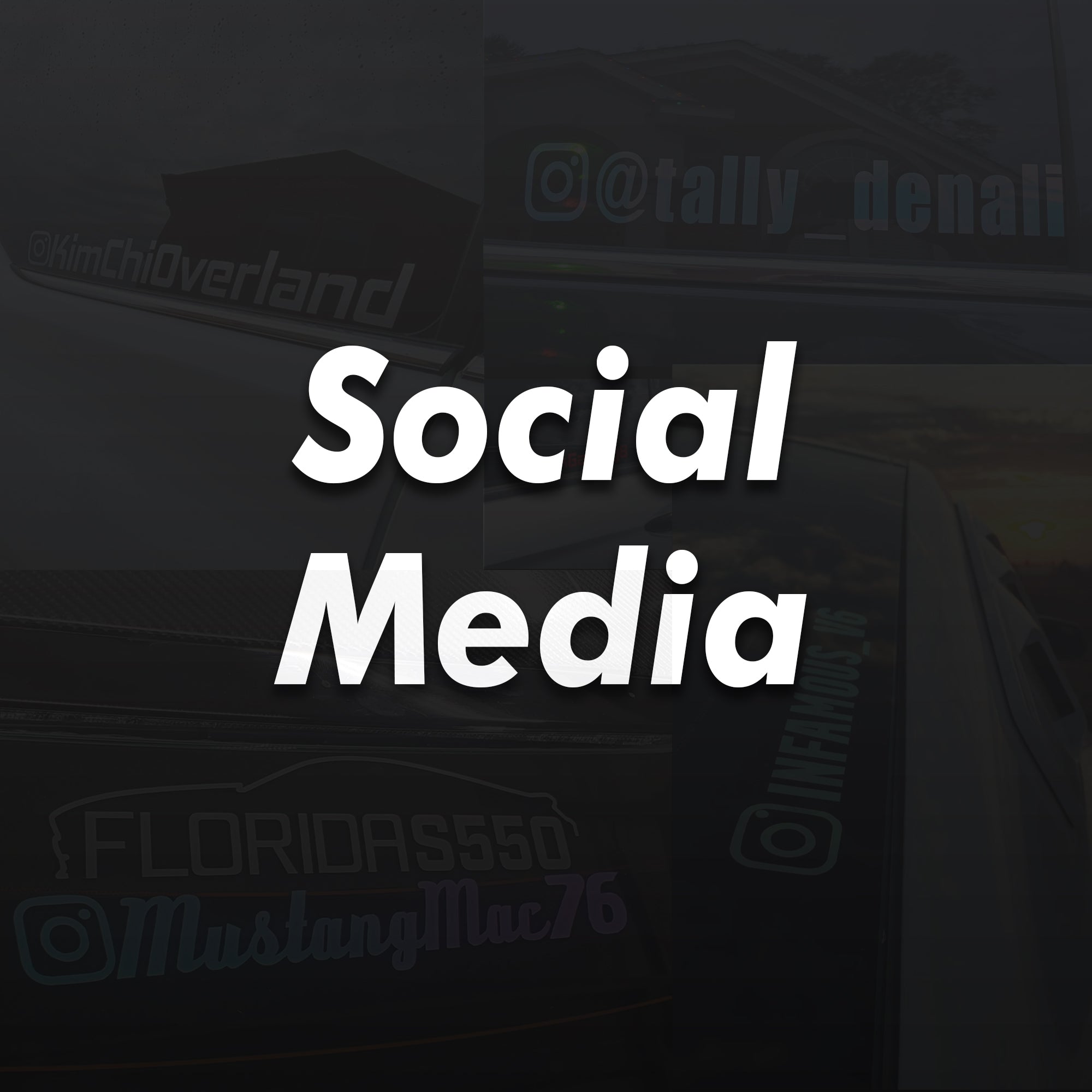 Social Media Decals
