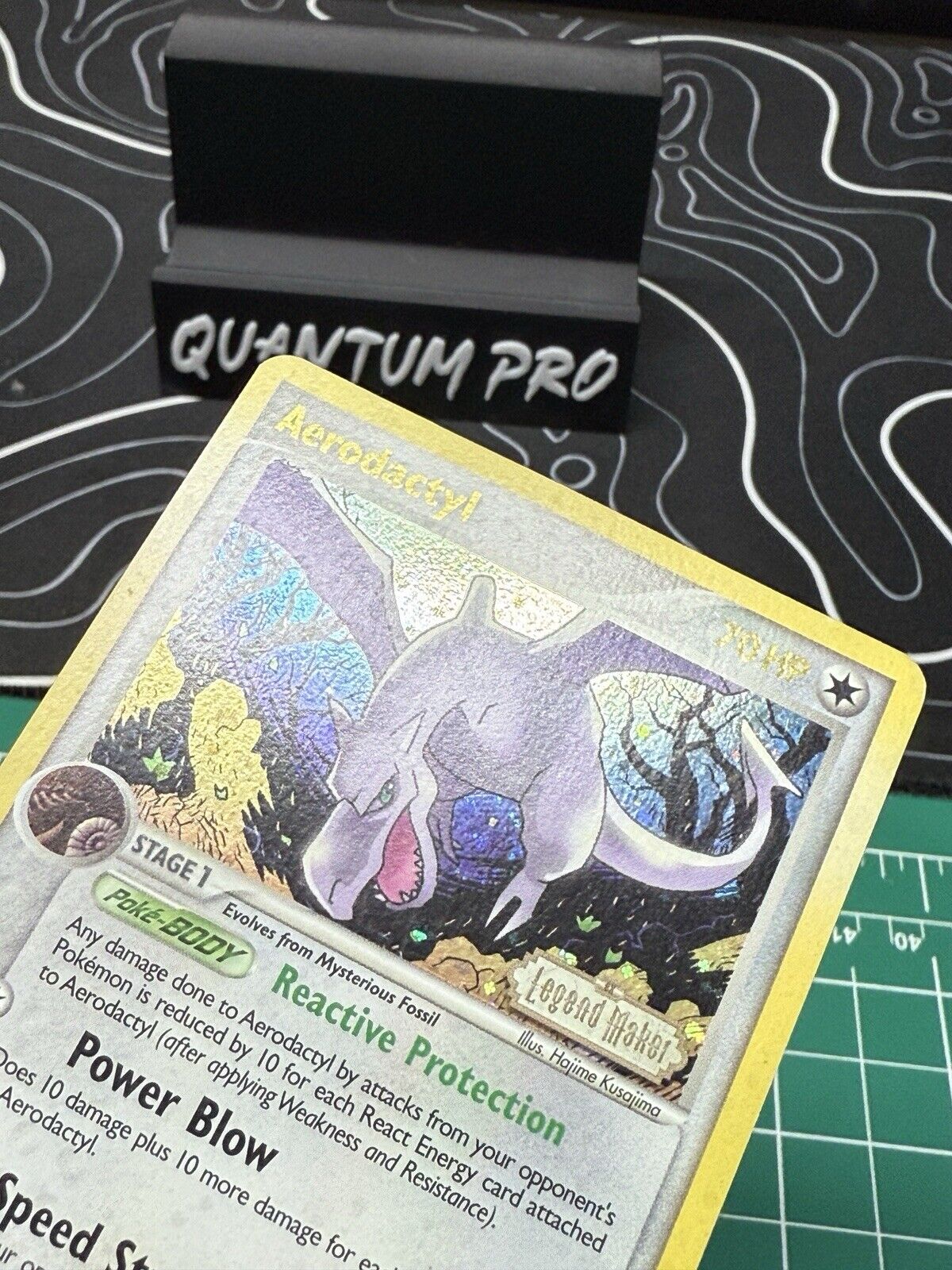 Aerodactyl 1/92 Holo Rare Reverse Holo Stamped Ex Legend Maker Pokémon Card