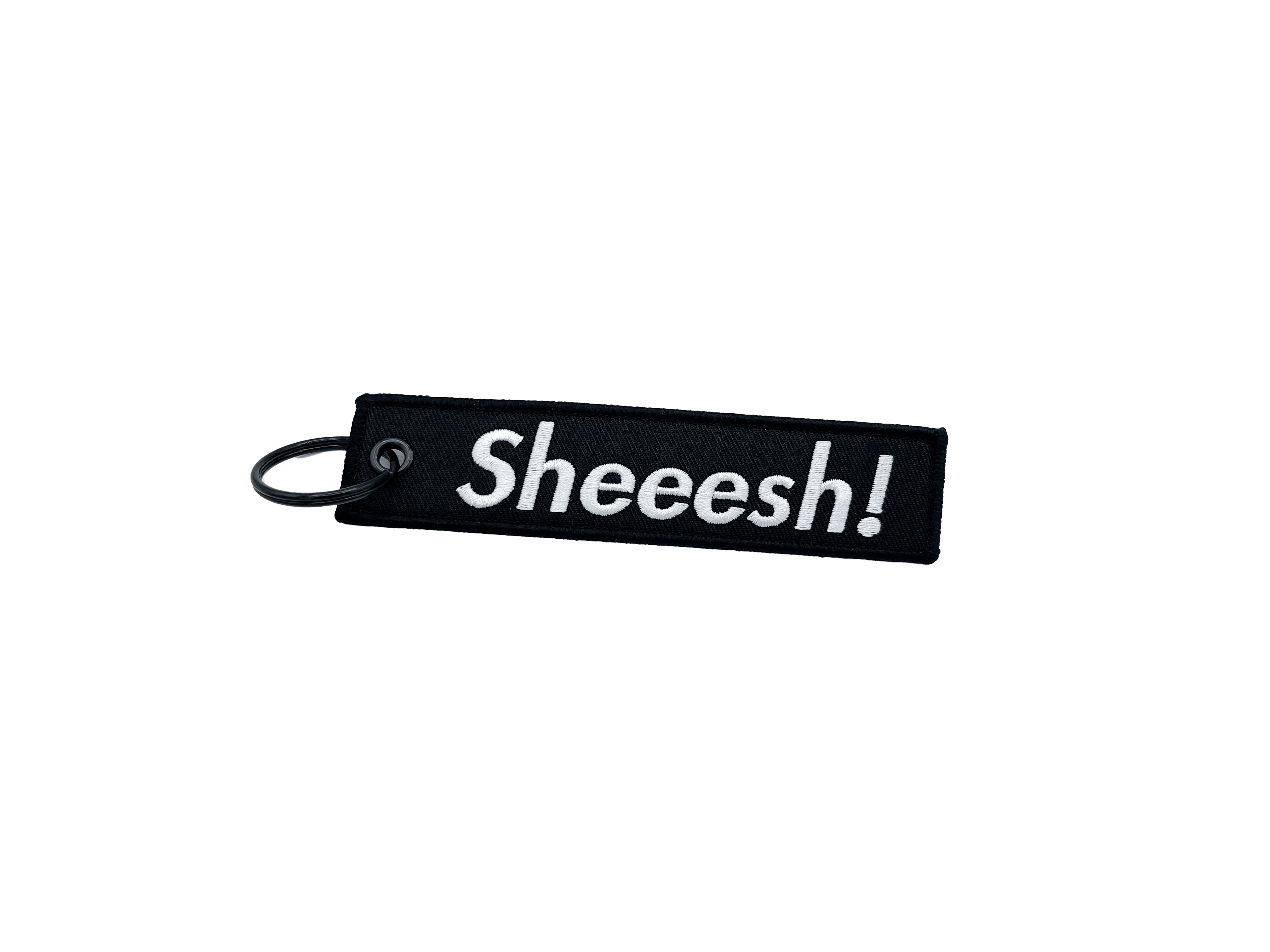 Sheesh Jet Tag Keychain | Black |.