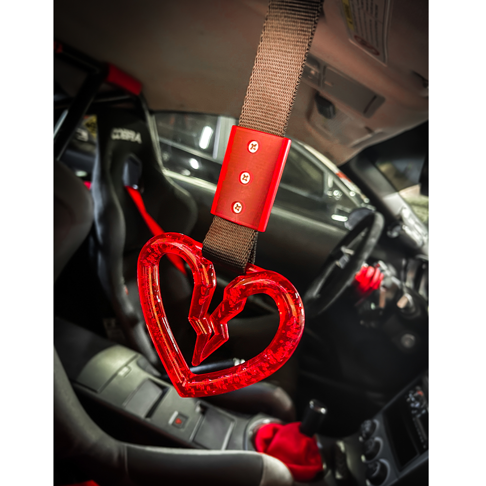Broken Heart Tsurikawa JDM Pull Handle Tow Hook Decoration for Drift Show  Car Pink -  Canada